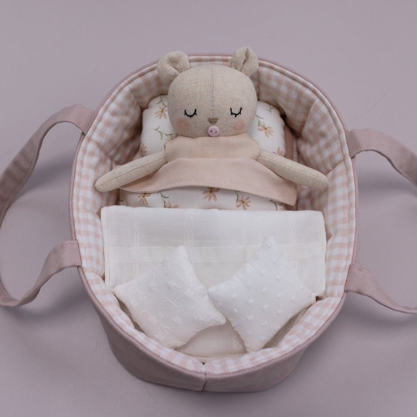 Doll bed sewing pattern - Studio Seren