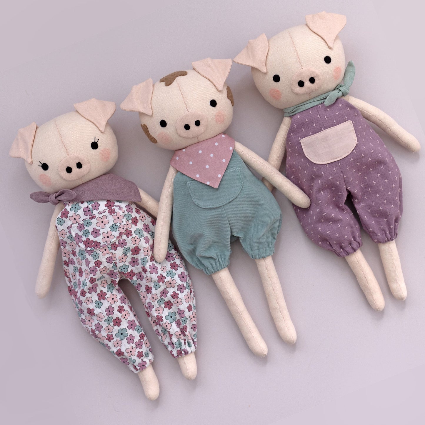 Pig sewing pattern - Studio Seren