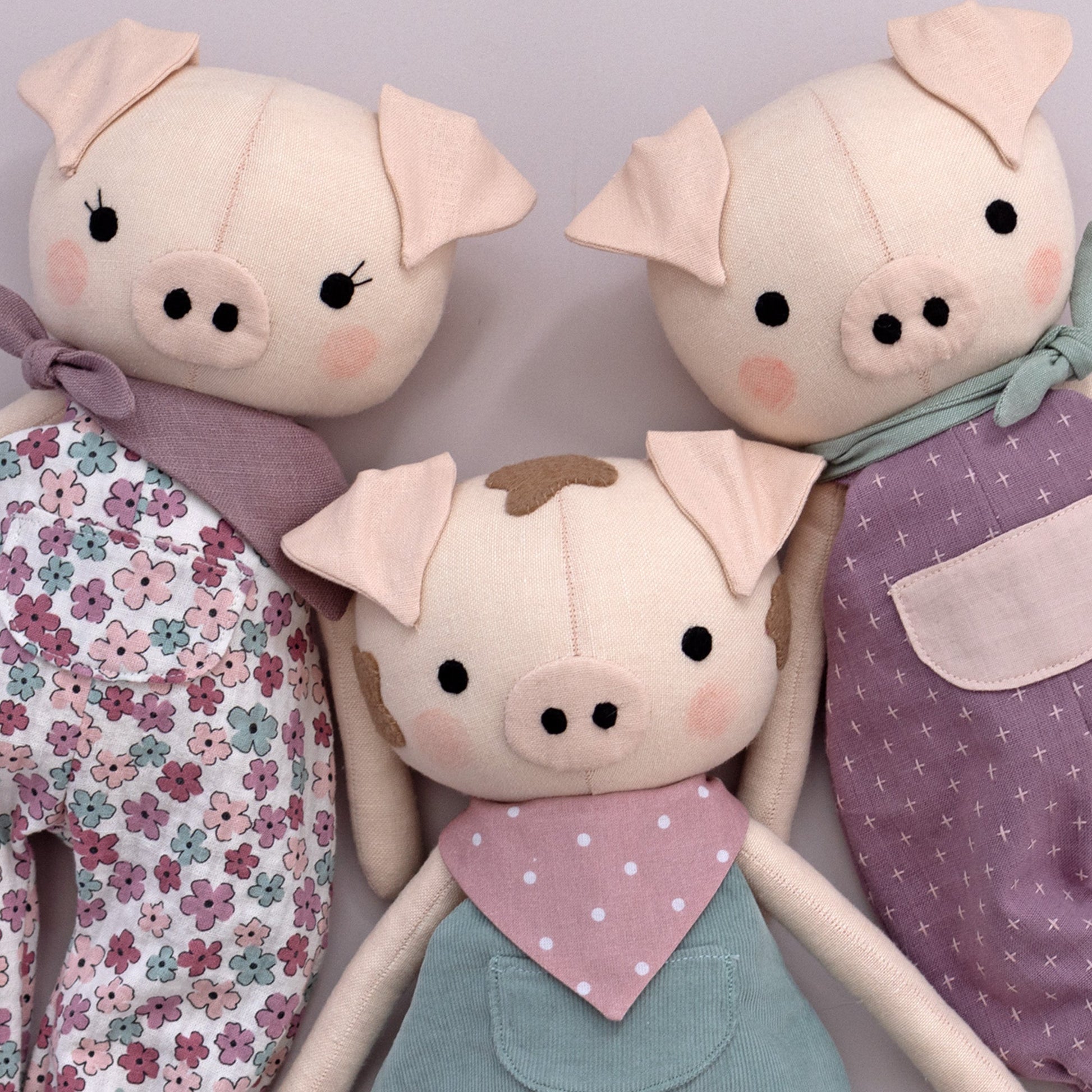 Pig sewing pattern - Studio Seren