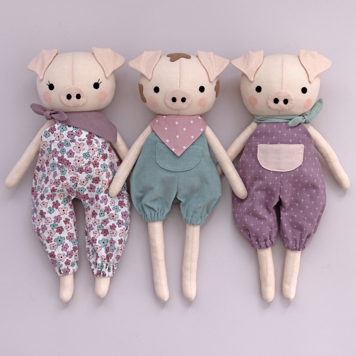 Pig sewing pattern - Studio Seren